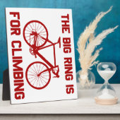 De grote ring is voor het klimmen fotoplaat (Zijkant)