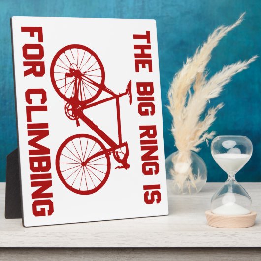 De grote ring is voor het klimmen fotoplaat (Zijkant)