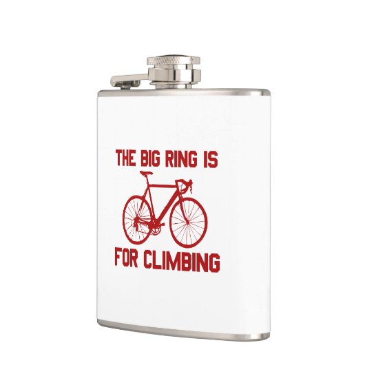 De grote ring is voor het klimmen heupfles (Links)