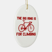 De grote ring is voor het klimmen keramisch ornament (Rechts)