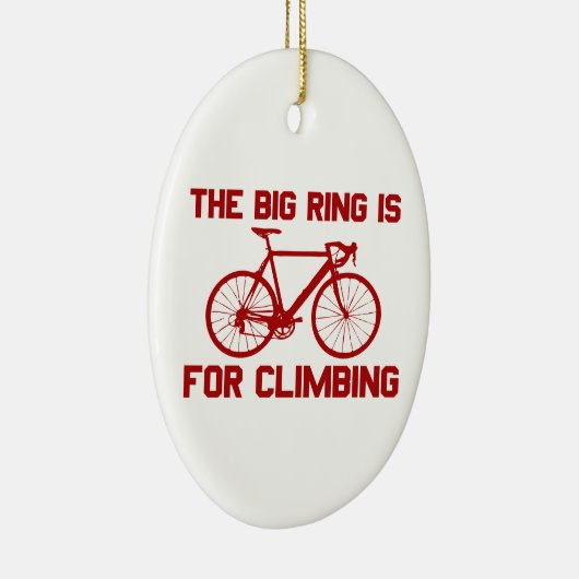 De grote ring is voor het klimmen keramisch ornament (Rechts)