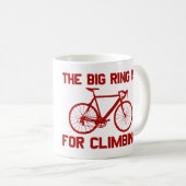 De grote ring is voor het klimmen koffiemok (Voorkant rechts)