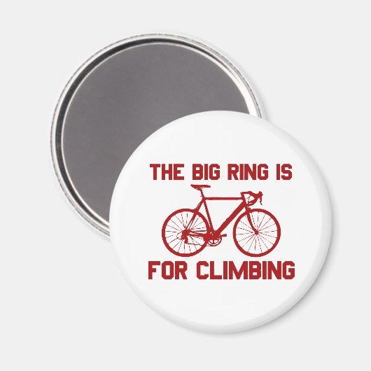 De grote ring is voor het klimmen magneet (Voorkant / Achterkant)