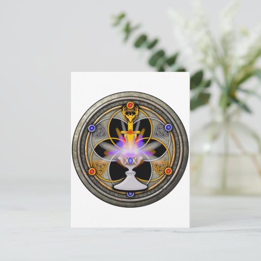 De Grote Rite van Pagan Briefkaart (Staand voorkant)