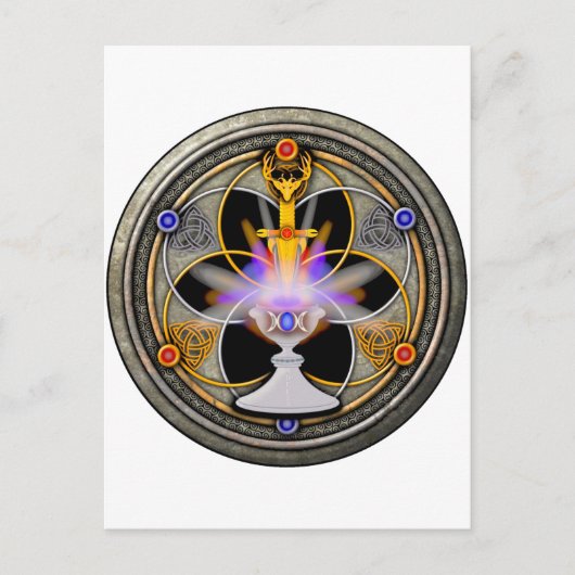 De Grote Rite van Pagan Briefkaart (Voorkant)