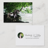 De grote rivierdelingse mini-afdruk visitekaartje (Voorkant / Achterkant)