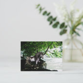 De grote rivierdelingse mini-afdruk visitekaartje (Staand voorkant)