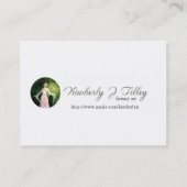 De grote rivierdelingse mini-afdruk visitekaartje (Achterkant)