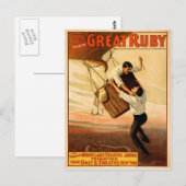 De Grote Robijn, 1899 Briefkaart (Voorkant / Achterkant)