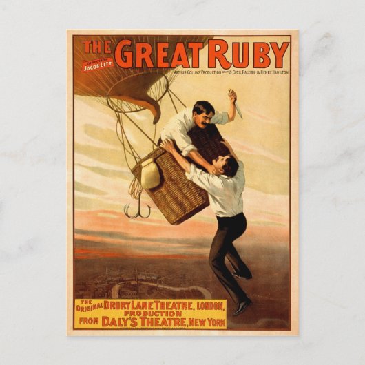 De Grote Robijn, 1899 Briefkaart (Voorkant)