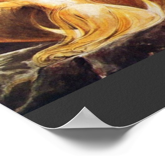 De grote rode draak en de vrouw met kleren poster (Hoek)