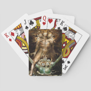 De Grote Rode Draak en het Beest van het Zee Pokerkaarten