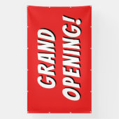 De grote rode opening! Banner (Verticaal)