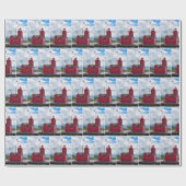 De grote rode vuurtoren van Holland Michigan Cadeaupapier (Vlak)