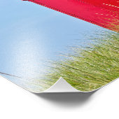 De grote rode vuurtoren van Holland Michigan Foto Afdruk (Hoek)