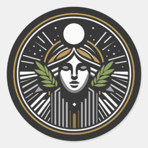 De grote Romein, Ronde Sticker