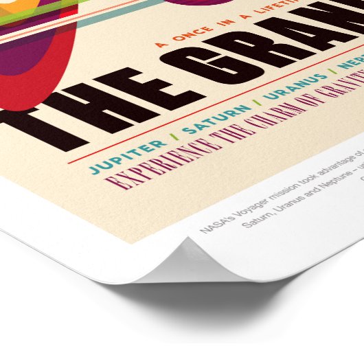 De Grote Ronde van de Ruimte Poster (Hoek)