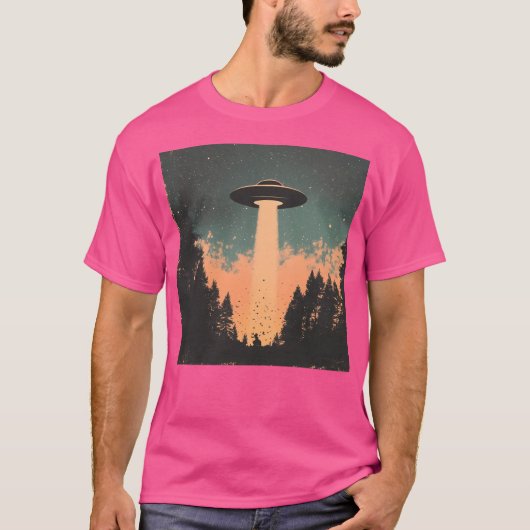 De grote Roswell Ufo T-shirt (Voorkant)
