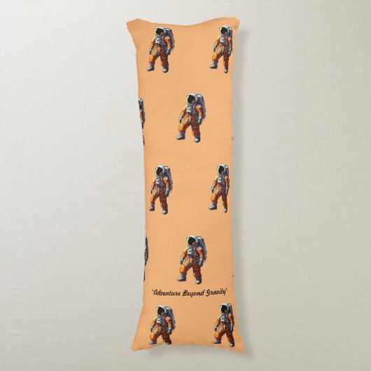 "De Grote Ruimte Odyssee" Lichaamskussen (Voorkant Verticaal)