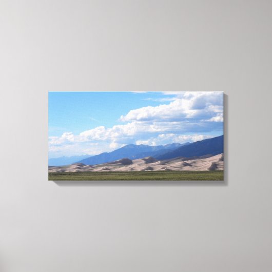 De Grote Sand Dunes, Colorado Canvas Afdruk (Voorkant)