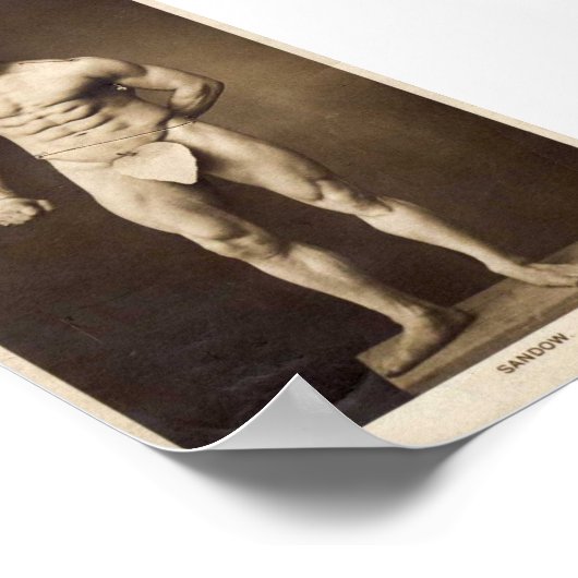 De Grote Sandow Poster (Hoek)