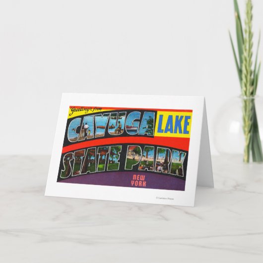 De grote Scènes van de Brief, Groeten van 4 Kaart (Voorkant)