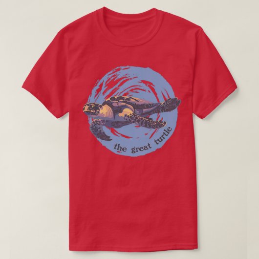 De grote schildpad t-shirt (Design voorkant)