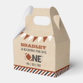 De grote schoppen | Football 1e verjaardag Bedankdoosjes (Voorkant Zijde)