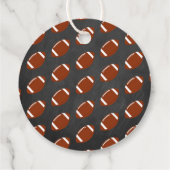 De grote schoppen | Football 1e verjaardag Bedankjes Labels (Achterkant)