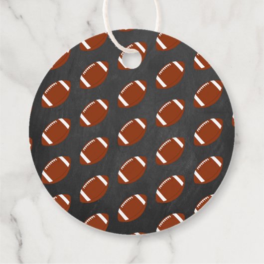 De grote schoppen | Football 1e verjaardag Bedankjes Labels (Achterkant)