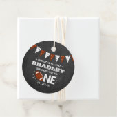 De grote schoppen | Football 1e verjaardag Bedankjes Labels (In situ)