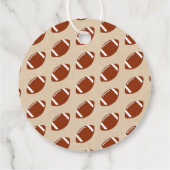 De grote schoppen | Football 1e verjaardag Bedankjes Labels (Achterkant)