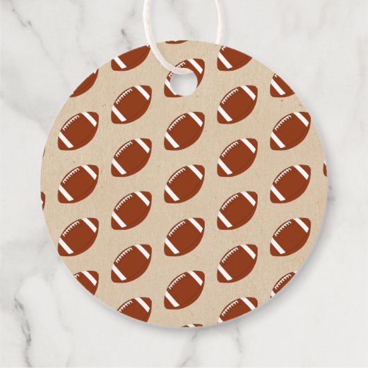 De grote schoppen | Football 1e verjaardag Bedankjes Labels (Achterkant)