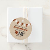 De grote schoppen | Football 1e verjaardag Bedankjes Labels (In situ)