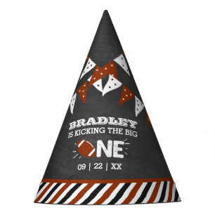 De grote schoppen Football 1e verjaardag Feesthoedjes