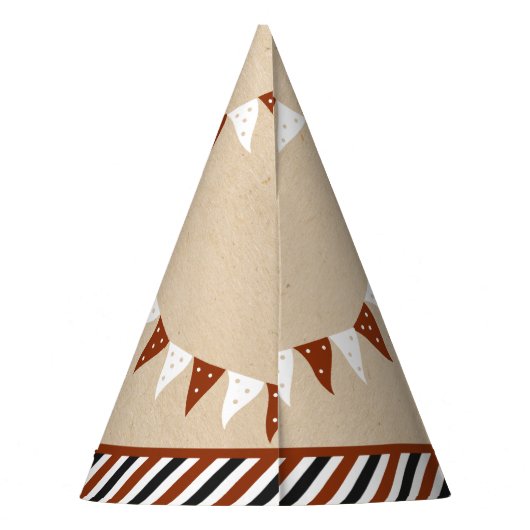 De grote schoppen | Football 1e verjaardag Feesthoedjes (Achterkant)