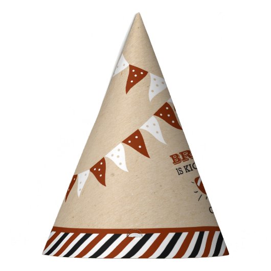 De grote schoppen | Football 1e verjaardag Feesthoedjes (Links)