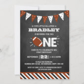 De grote schoppen | Football 1e verjaardag Kaart (Voorkant)