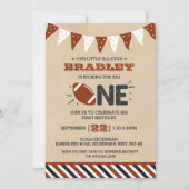 De grote schoppen | Football 1e verjaardag Kaart (Voorkant)