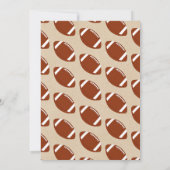 De grote schoppen | Football 1e verjaardag Kaart (Achterkant)