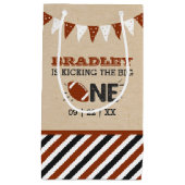 De grote schoppen | Football 1e verjaardag Klein Cadeauzakje (Voorkant)