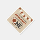 De grote schoppen | Football 1e verjaardag Servet (Hoek)