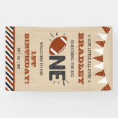 De grote schoppen | Football 1e verjaardag Spandoek (Horizontaal)