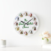 De grote Schotse klankklok stijl twee Klok (Huis)