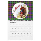 De grote Schotse klans Kalender (Jan 2026)
