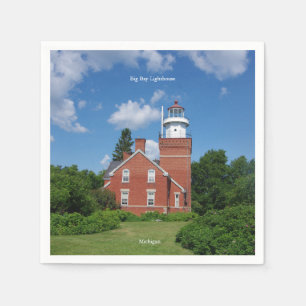 De grote servetten van de Vuurtoren van de Baai