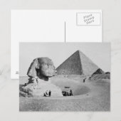 De Grote Sfinx, 1877 Briefkaart (Voorkant / Achterkant)
