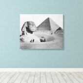 De Grote Sfinx, 1877 Canvas Afdruk (Insitu (Houten vloer))