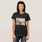 De grote sfinx, de piramides van Gizeh T-shirt (Voorkant volledig)