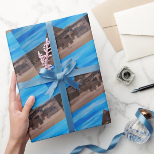 De Grote Sfinx en de Piramide van Khafre Cadeaupapier